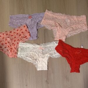 BUNDLE WITH A VS BRA For $30) Colorful Lace Victoria's Secret Underwear Set